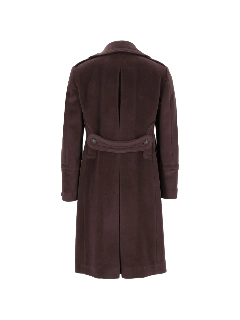 Tagliatore double-breasted virgin wool coat Bruin