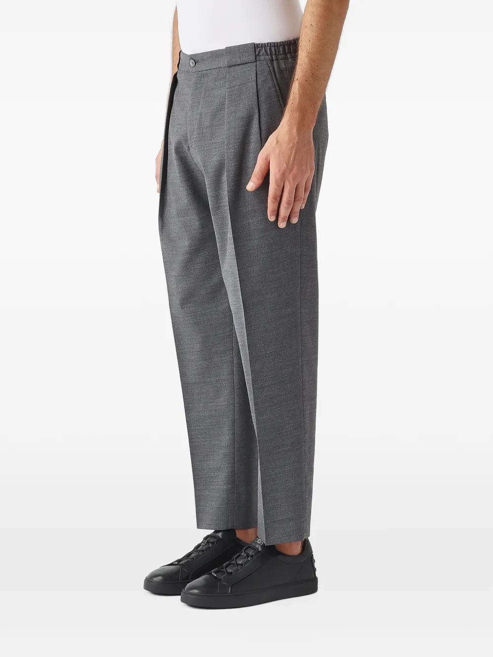 Briglia 1949 Portobello pleated tailored trousers Grijs