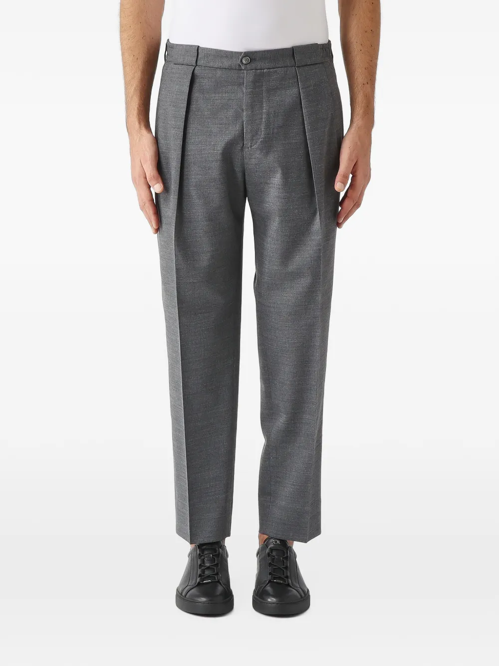 Briglia 1949 Portobello pleated tailored trousers Grijs
