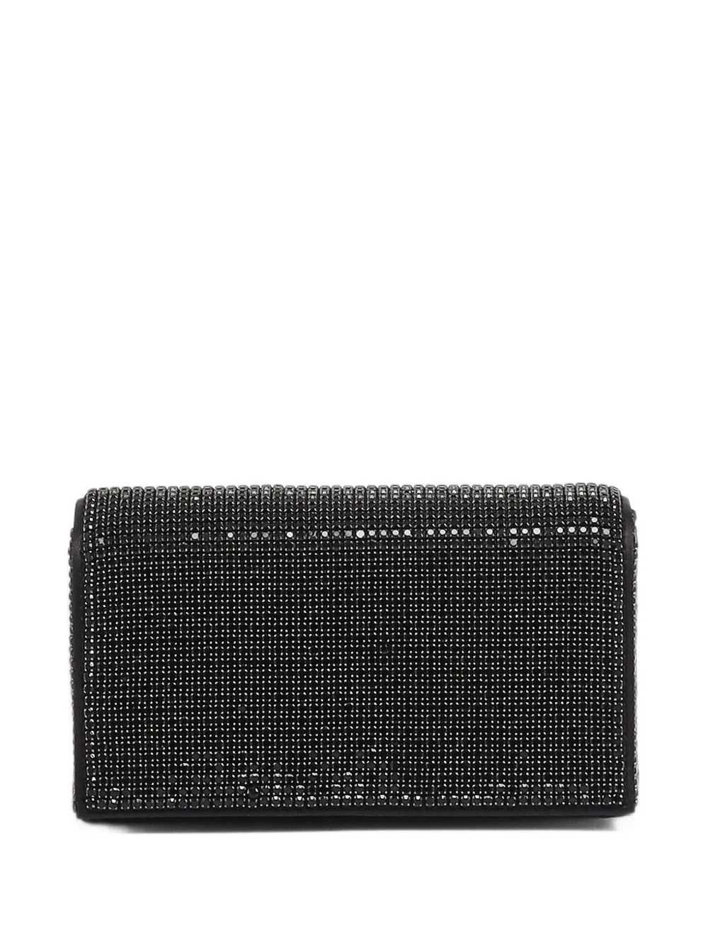 TWENTY FOURHAITCH crystal-embellished clutch bag - Nero