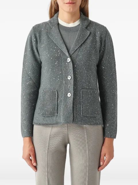 Gran Sasso sequin-embellished knitted jacket