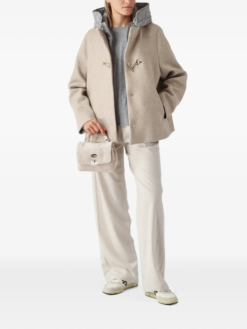 Gran Sasso crew-neck long-sleeve sweater Grijs