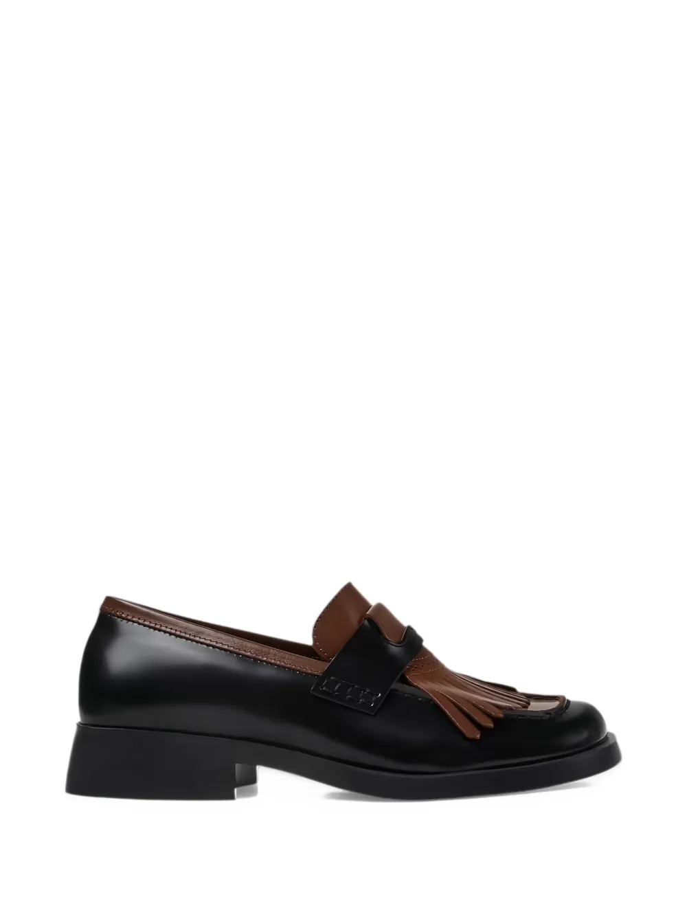 Camper Twins fringed loafers - Nero