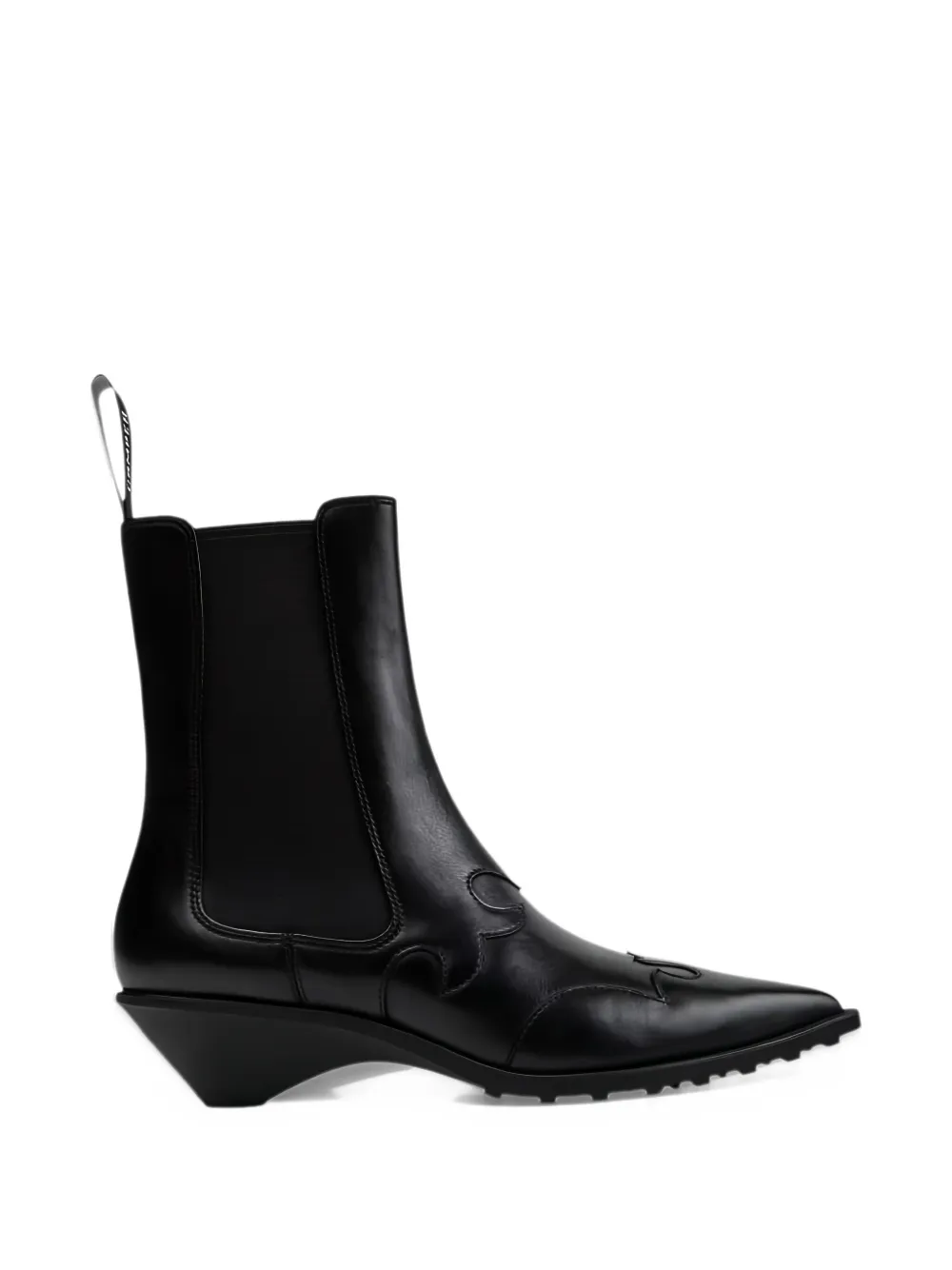 Camper Anita western-style leather Cowboy boots - Black