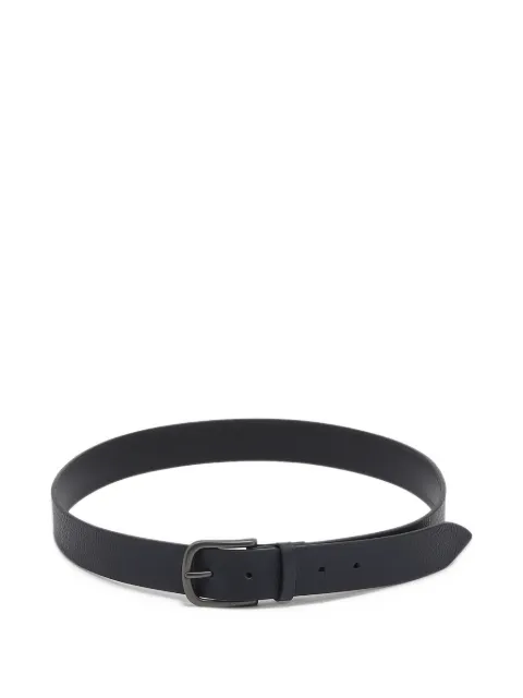 Orciani Dollaro grained leather belt