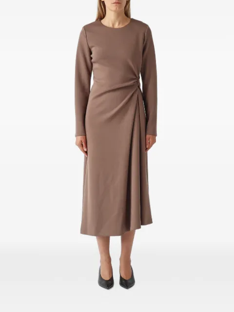 MeimeiJ knot-detail long-sleeve midi dress