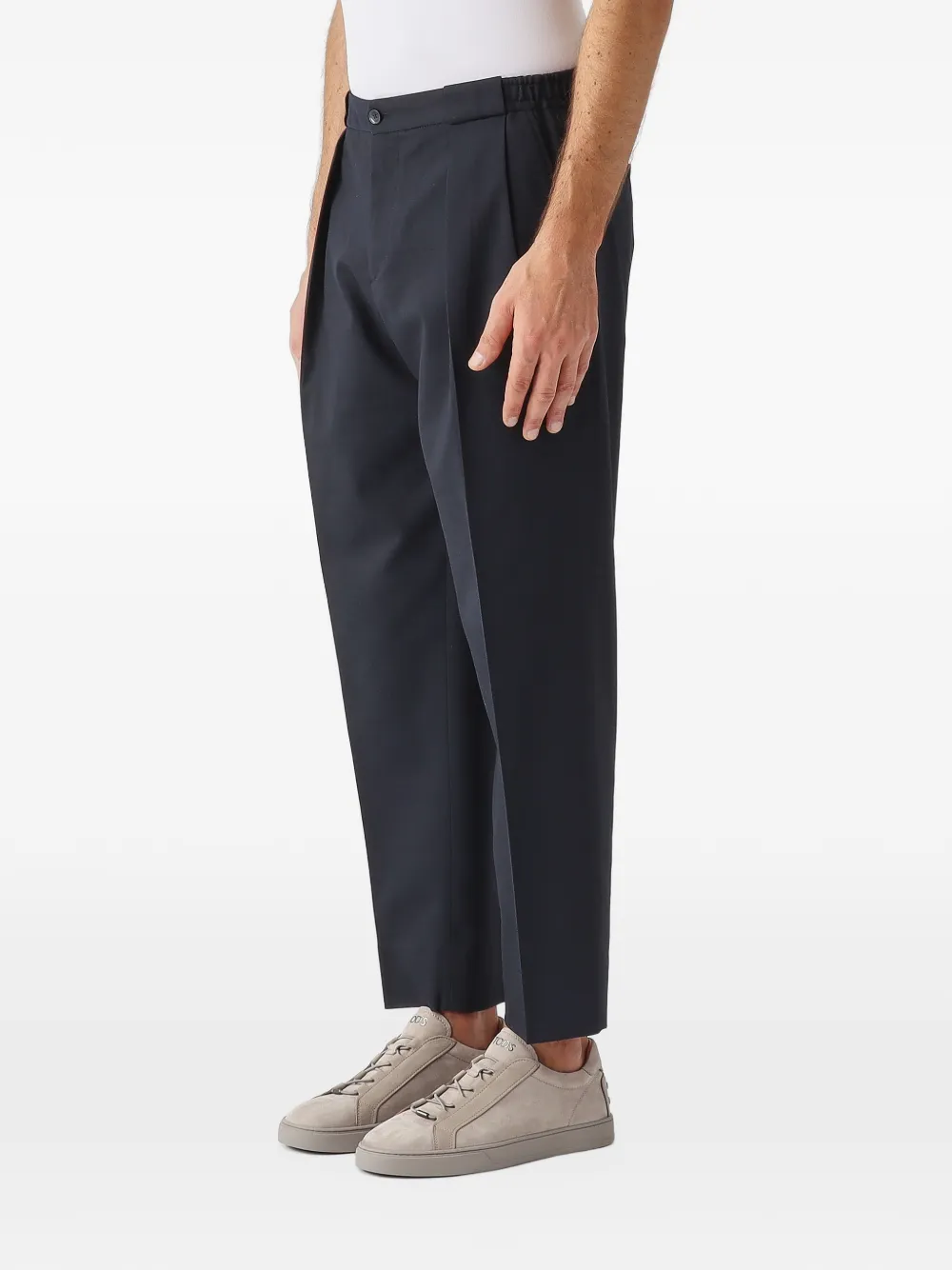 Briglia 1949 PortobelloS pleated-detail tailored trousers Blauw