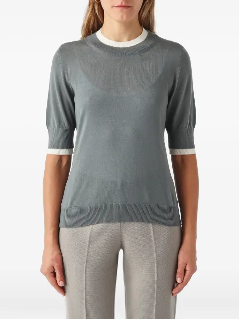 Gran Sasso contrast-trim short-sleeve t-shirt
