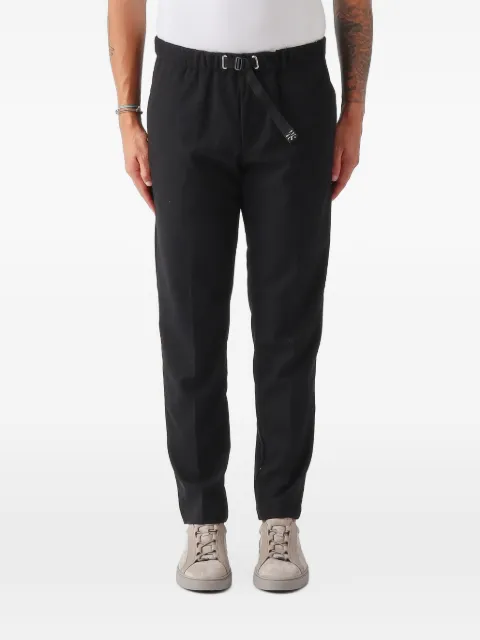 White Sand Greg belted pleated trousers