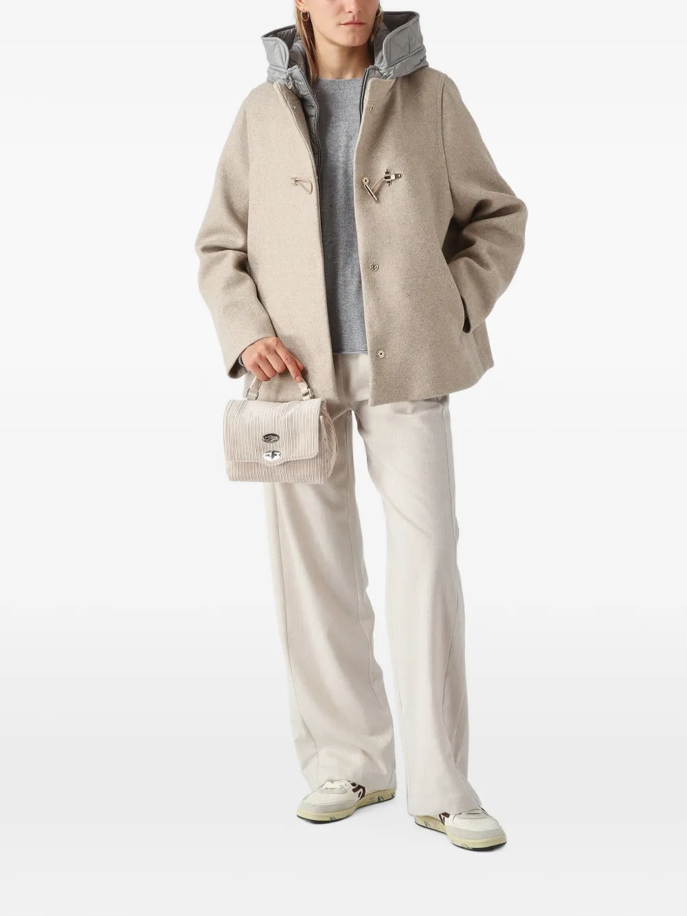 Zanellato baby Postina plissé tote bag Beige