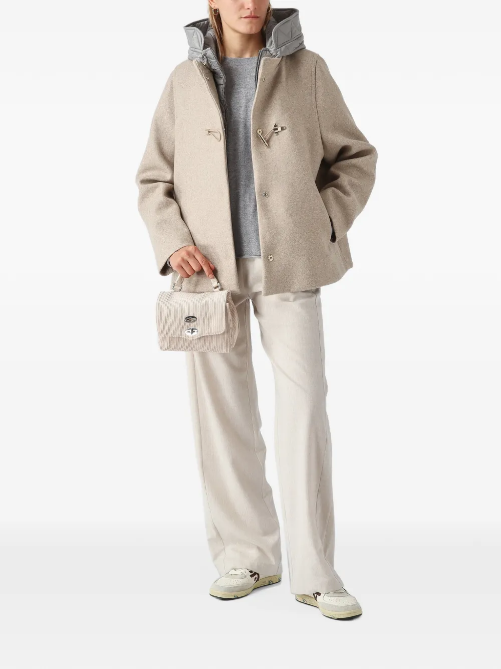 Zanellato baby Postina plissé tote bag Beige