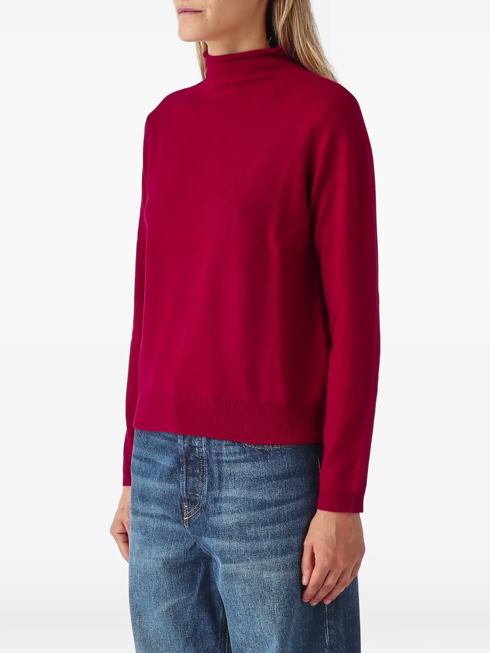 Max Mara Biada high-neck sweater Rood