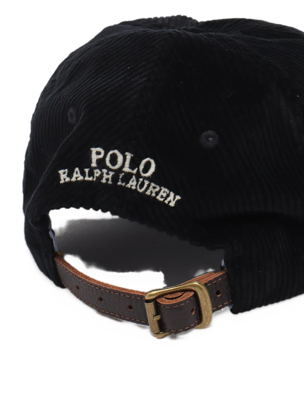 Polo Ralph Lauren corduroy Ball cap Zwart
