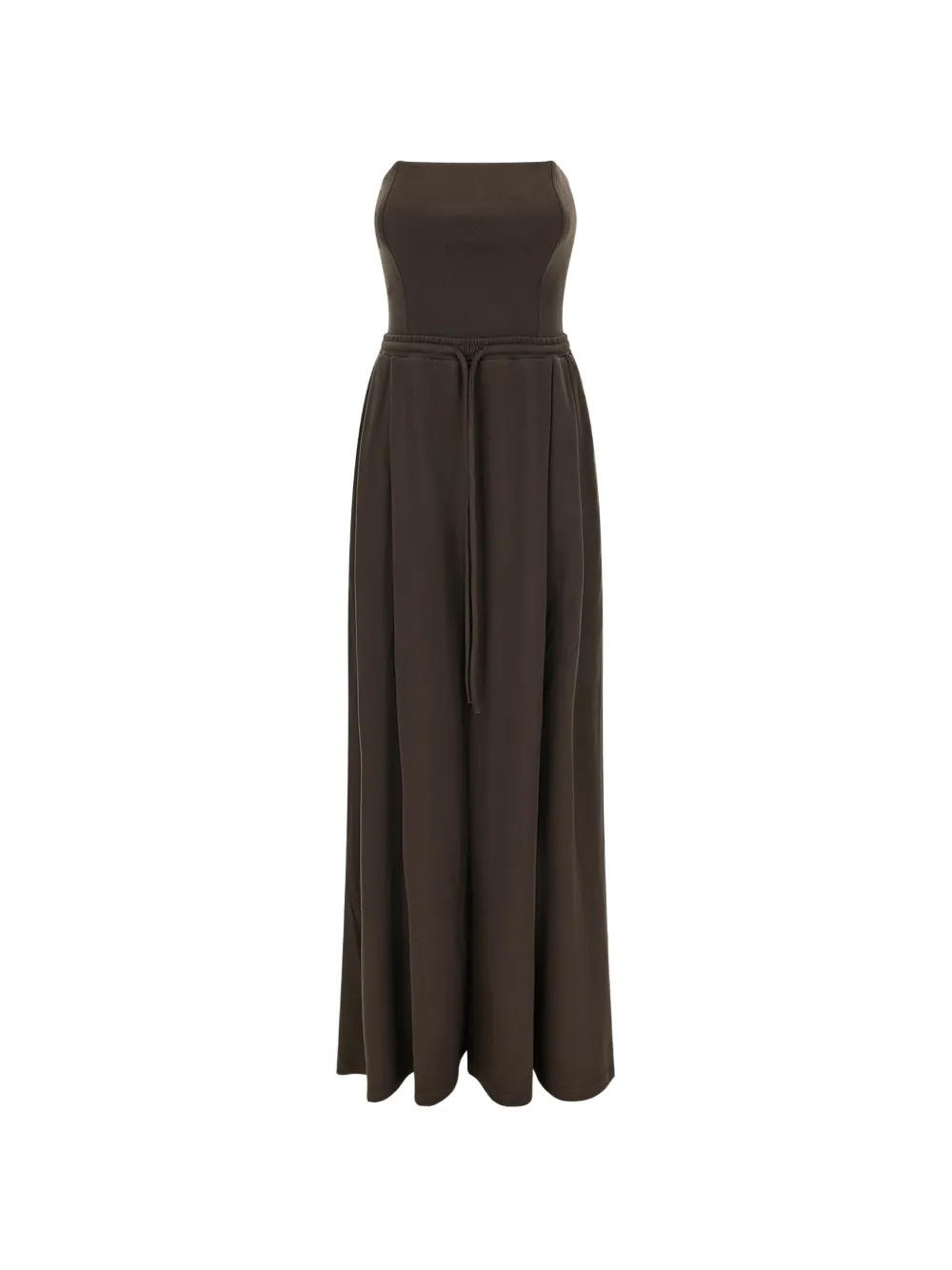 Giovanni Bedin strapless wide-leg jumpsuit - Marrone