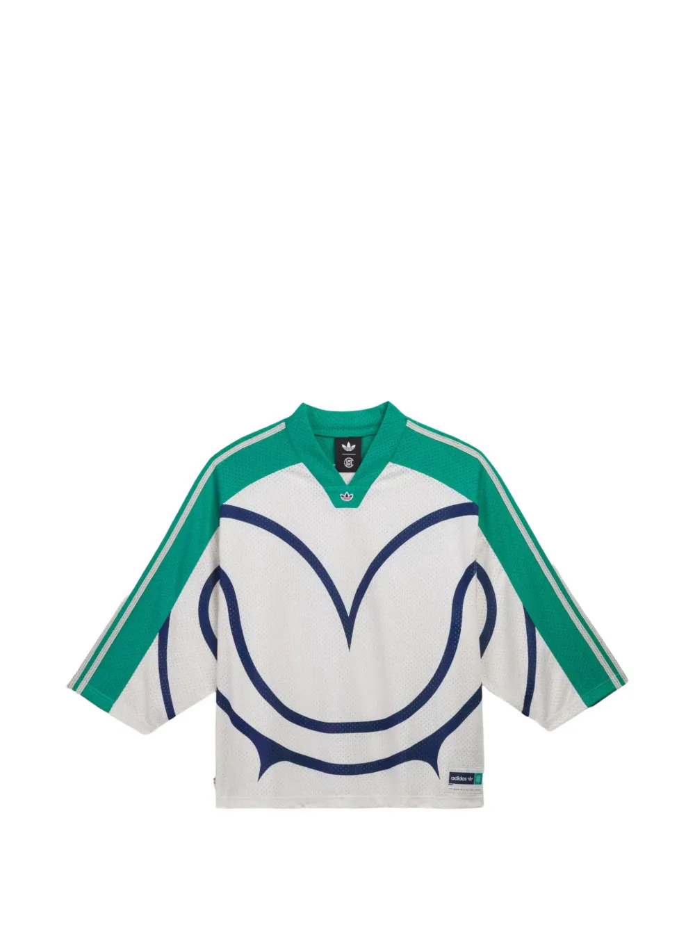 Adidas x Edison Chen Clot hockey jersey t-shirt Wit