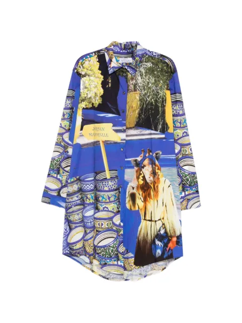 The Artistylist graphic-print button-down shirt