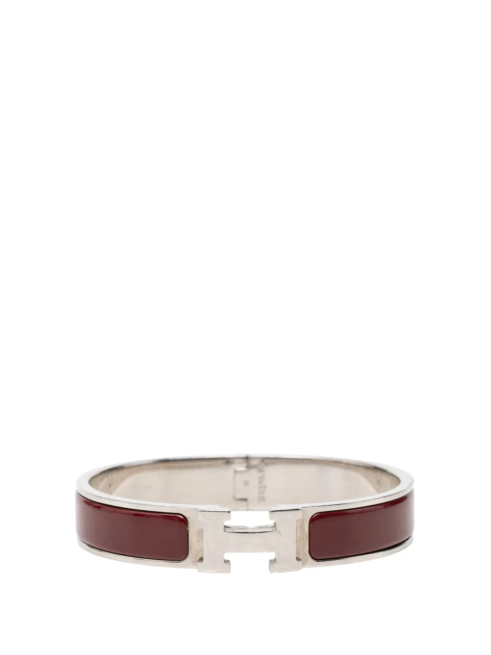 Hermès Pre-Owned bracelet Clic H en émail (2000-2026) - Rouge