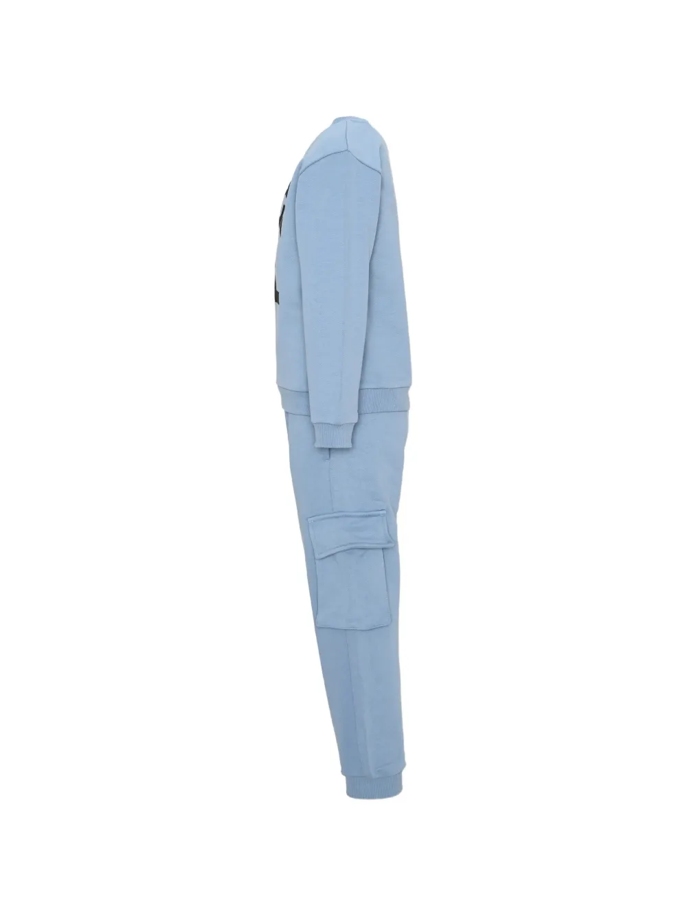 Karl Lagerfeld Kids logo-print tracksuit Blauw