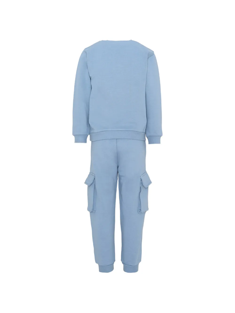 Karl Lagerfeld Kids logo-print tracksuit Blauw