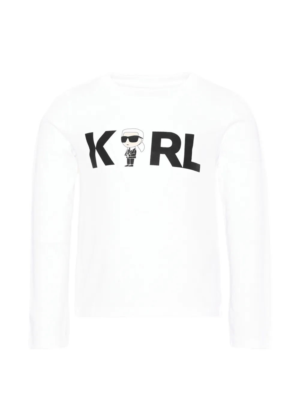 Karl Lagerfeld Kids logo-print tracksuit Blauw