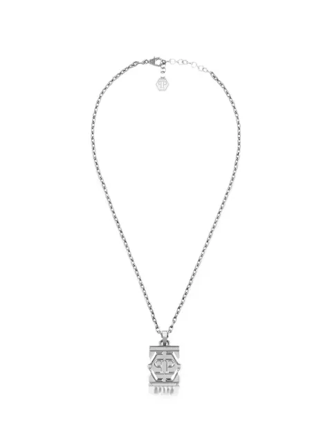 Philipp Plein Hexagon Tactical Buckle necklace