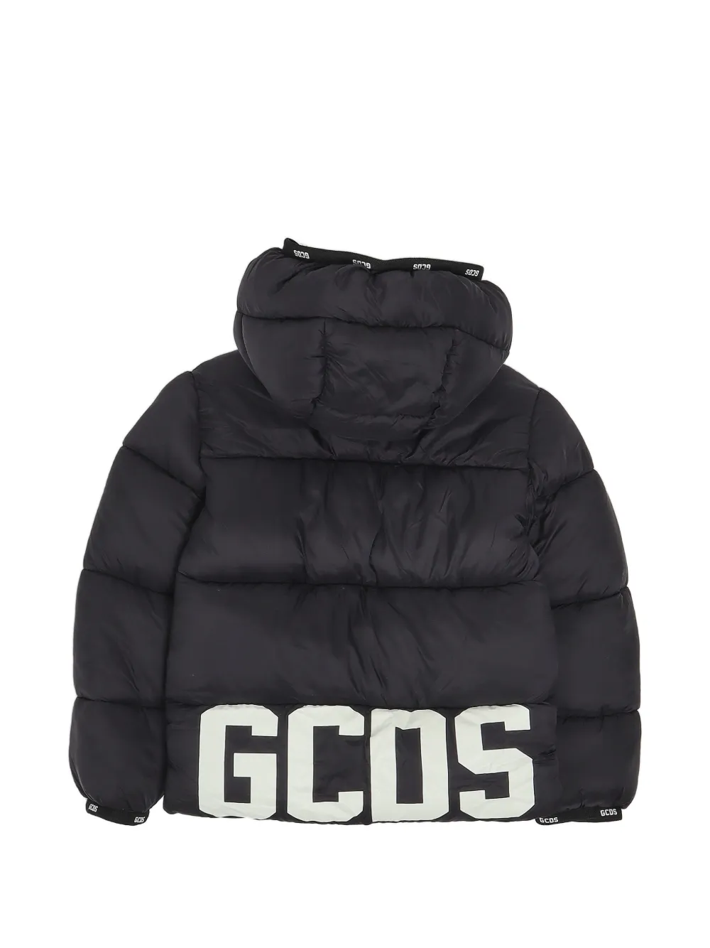 Gcds Kids 로고 프린트 후드 퍼프 자켓