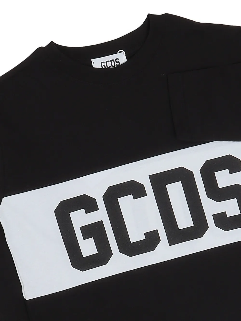Gcds Kids 로고 프린트 긴팔 티셔츠