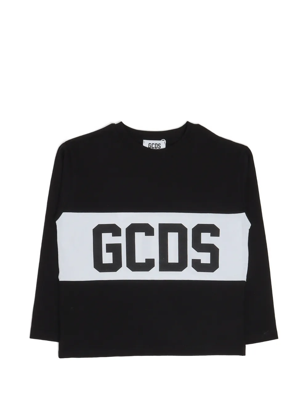 Gcds Kids 로고 프린트 긴팔 티셔츠