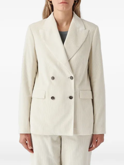 Gran Sasso double-breasted corduroy jacket