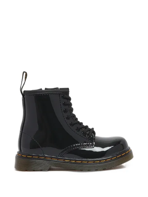Dr. Martens Kids patent-leather combat boots