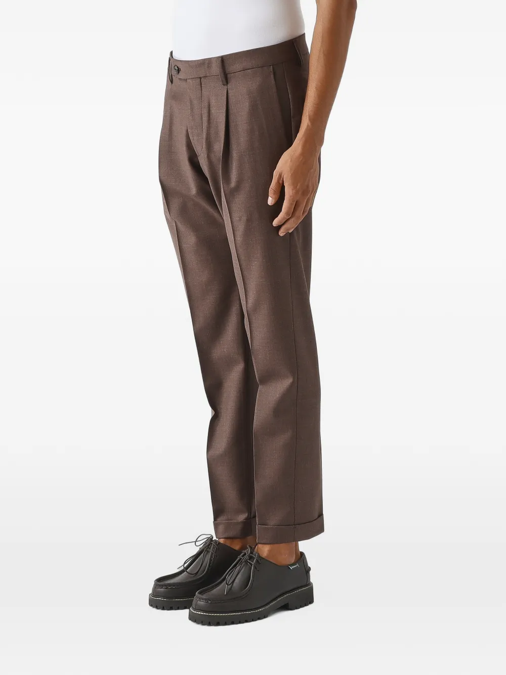 michael coal Frederick pleated trousers Bruin