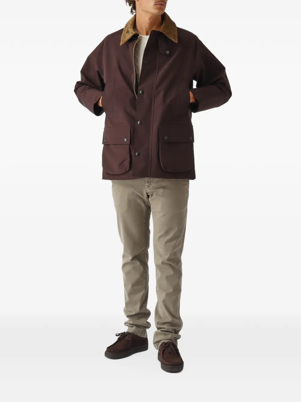 Barbour classic Bedale showerproof jacket Bruin