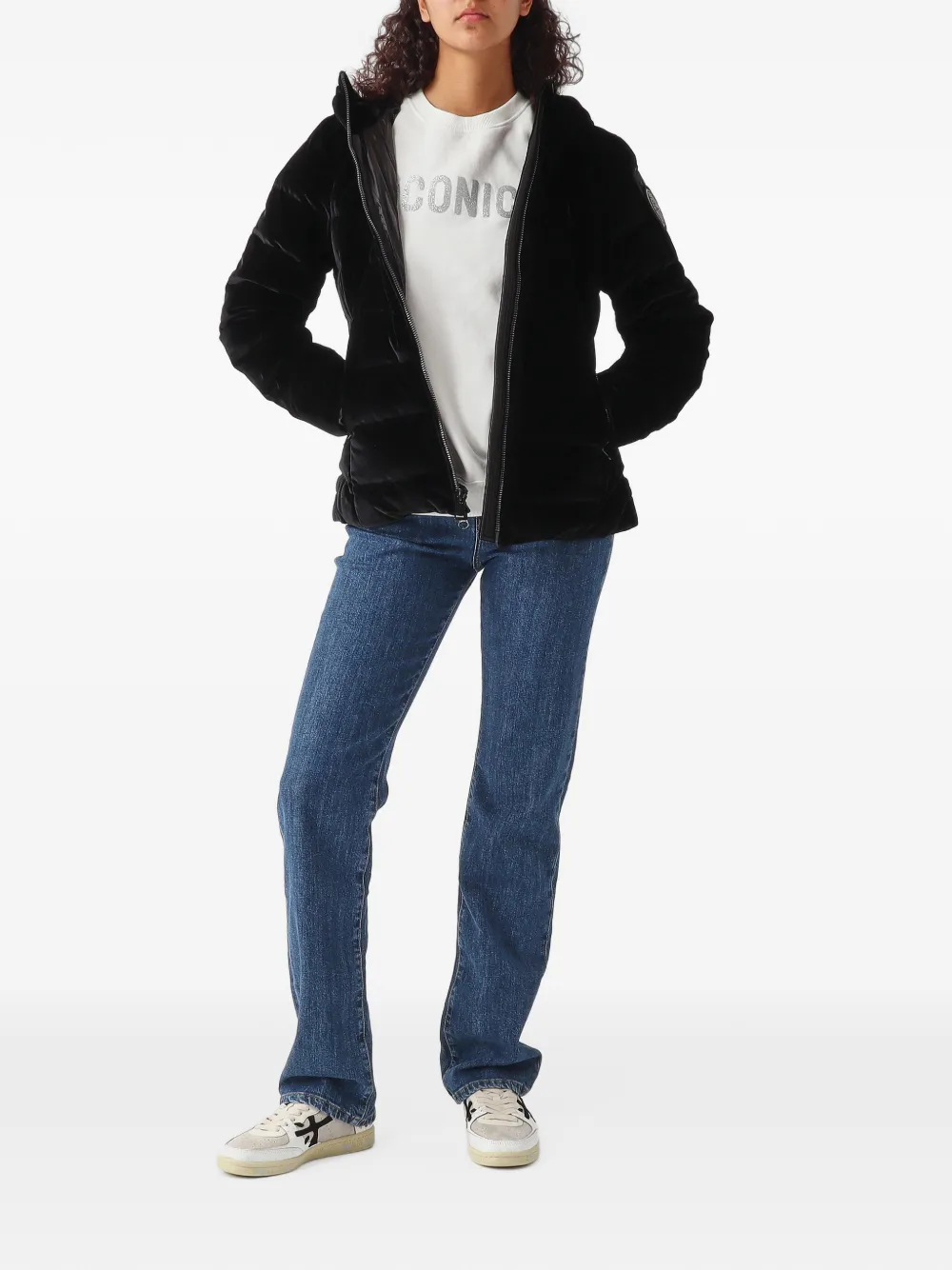 MC2 Saint Barth glitter-detail sweatshirt Wit