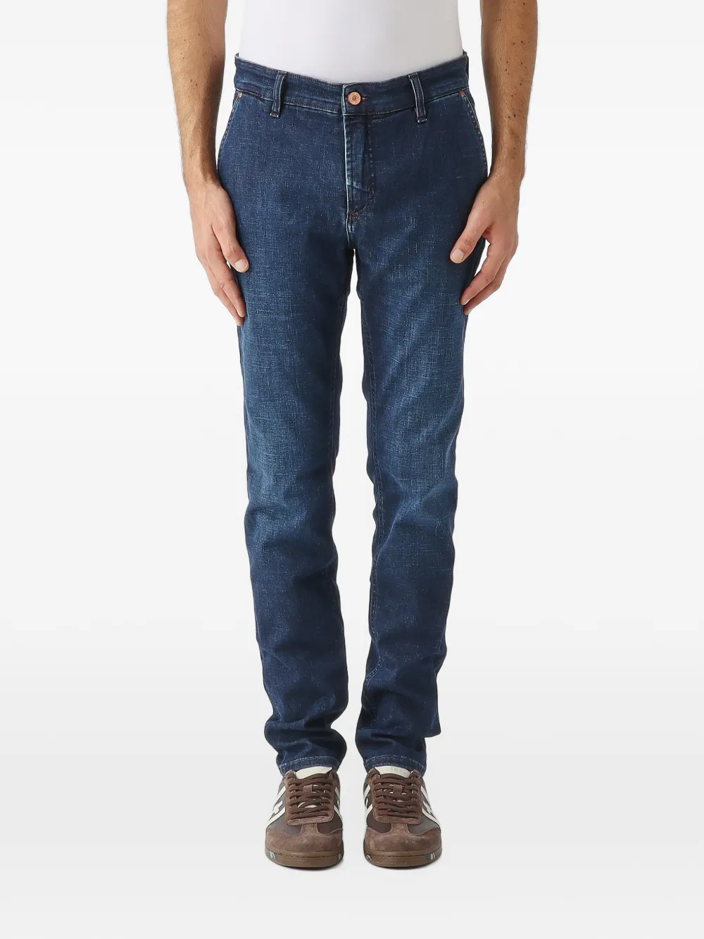 JECKERSON Julius faded slim-fit jeans - Blu