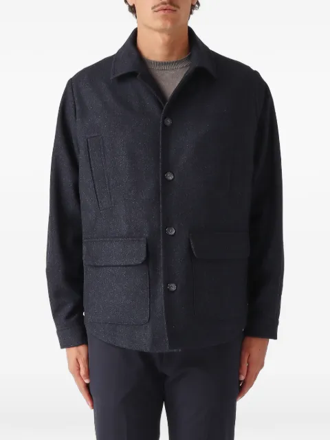 Tintoria Mattei button-up patch-pocket jacket