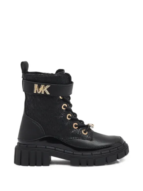 Michael Kors Kids Blake logo-embossed boots