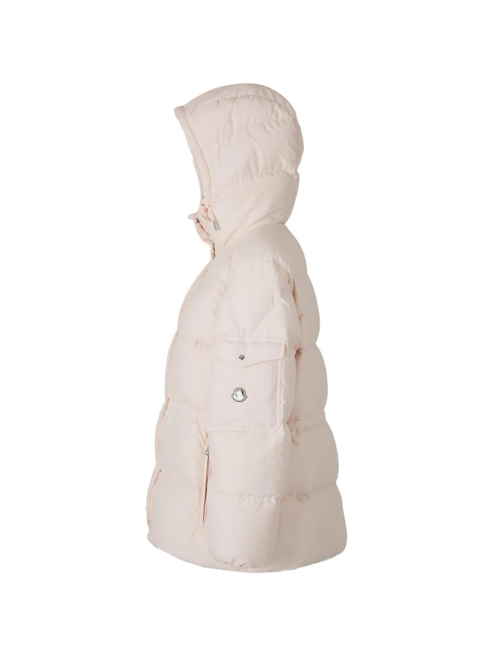 Moncler Himalayan kort donsjack met capuchon Roze