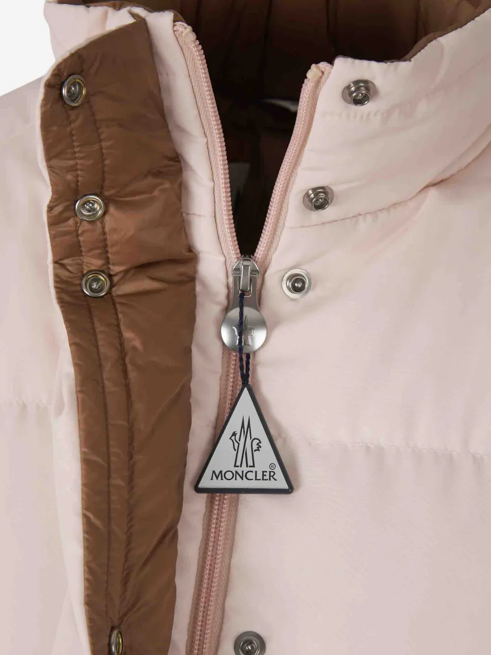 Moncler Verone short down jacket Roze