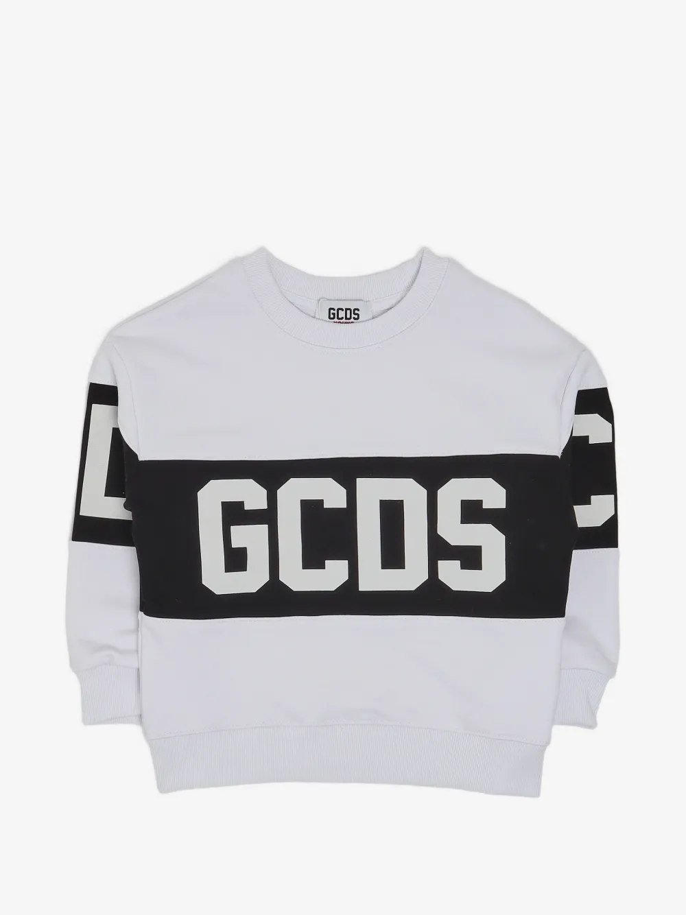 Gcds Kids 로고 프린트 크루넥 맨투맨