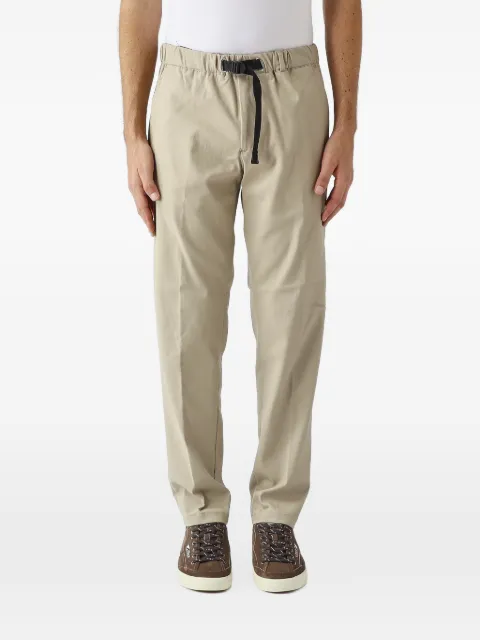 White Sand gREG belted elasticated-waist trousers