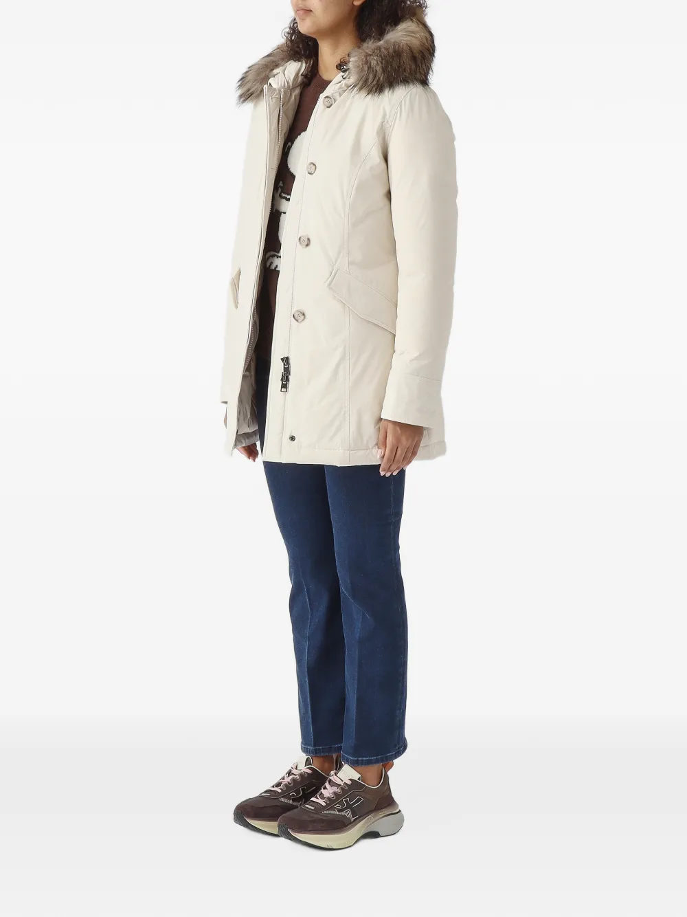 Woolrich Jas met capuchon Beige
