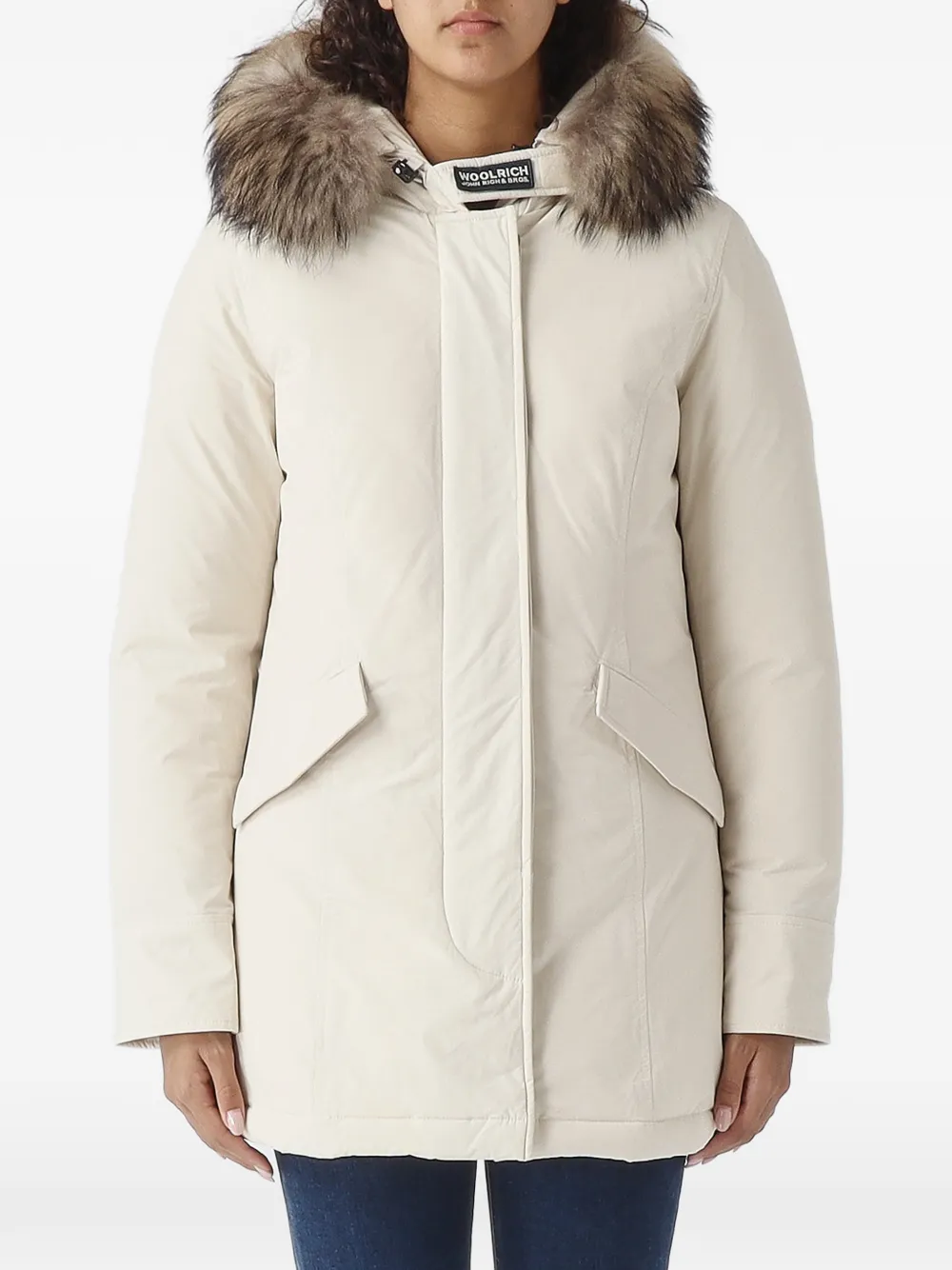 Woolrich Jas met capuchon Beige