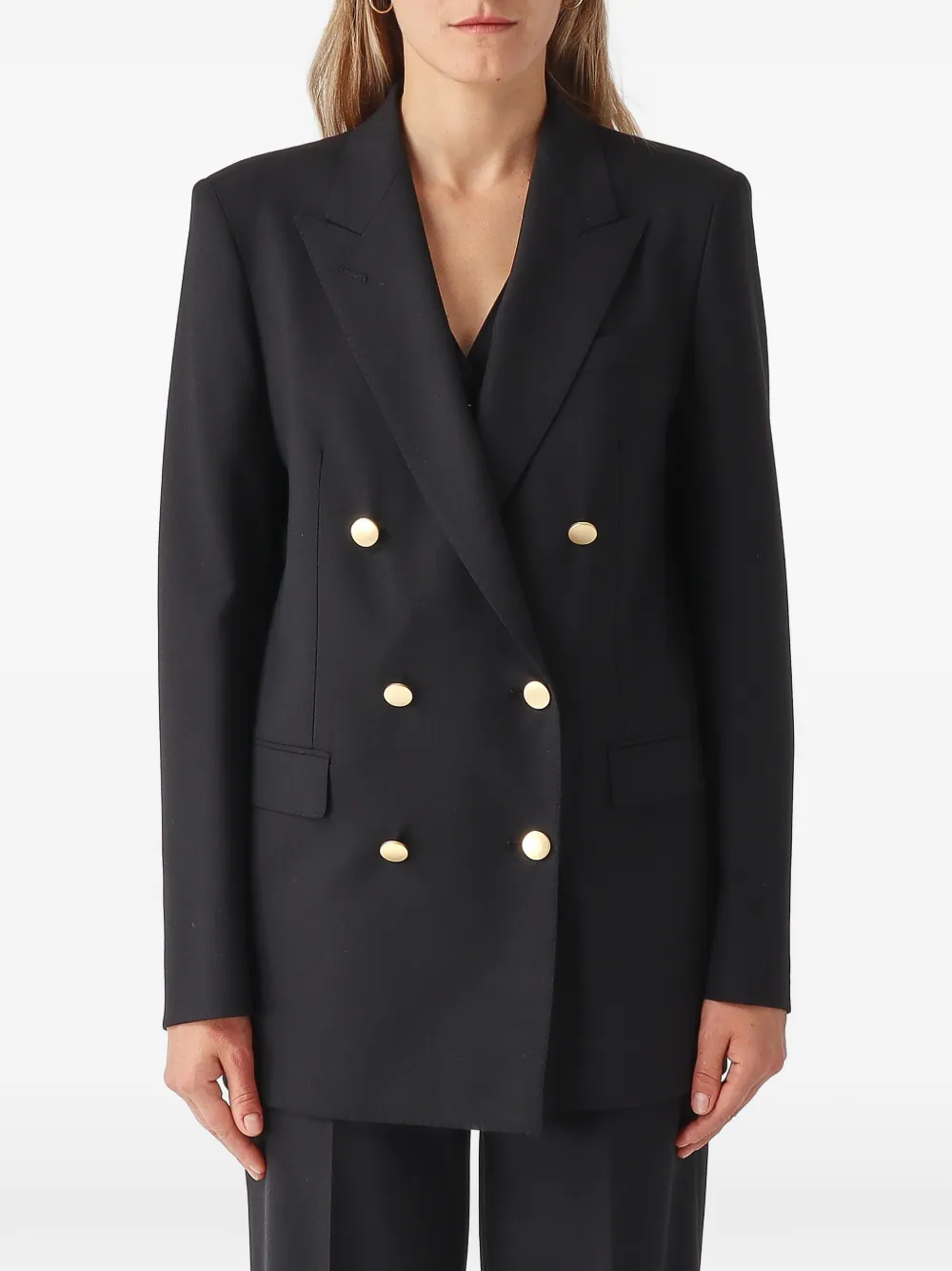 Tagliatore double-breasted suit - Nero