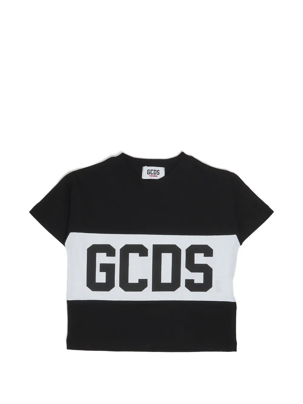 Gcds Kids 로고 프린트 패널 티셔츠