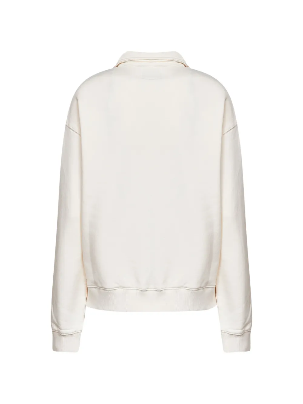 MC2 Saint Barth Saint Barth logo-flock polo top Beige