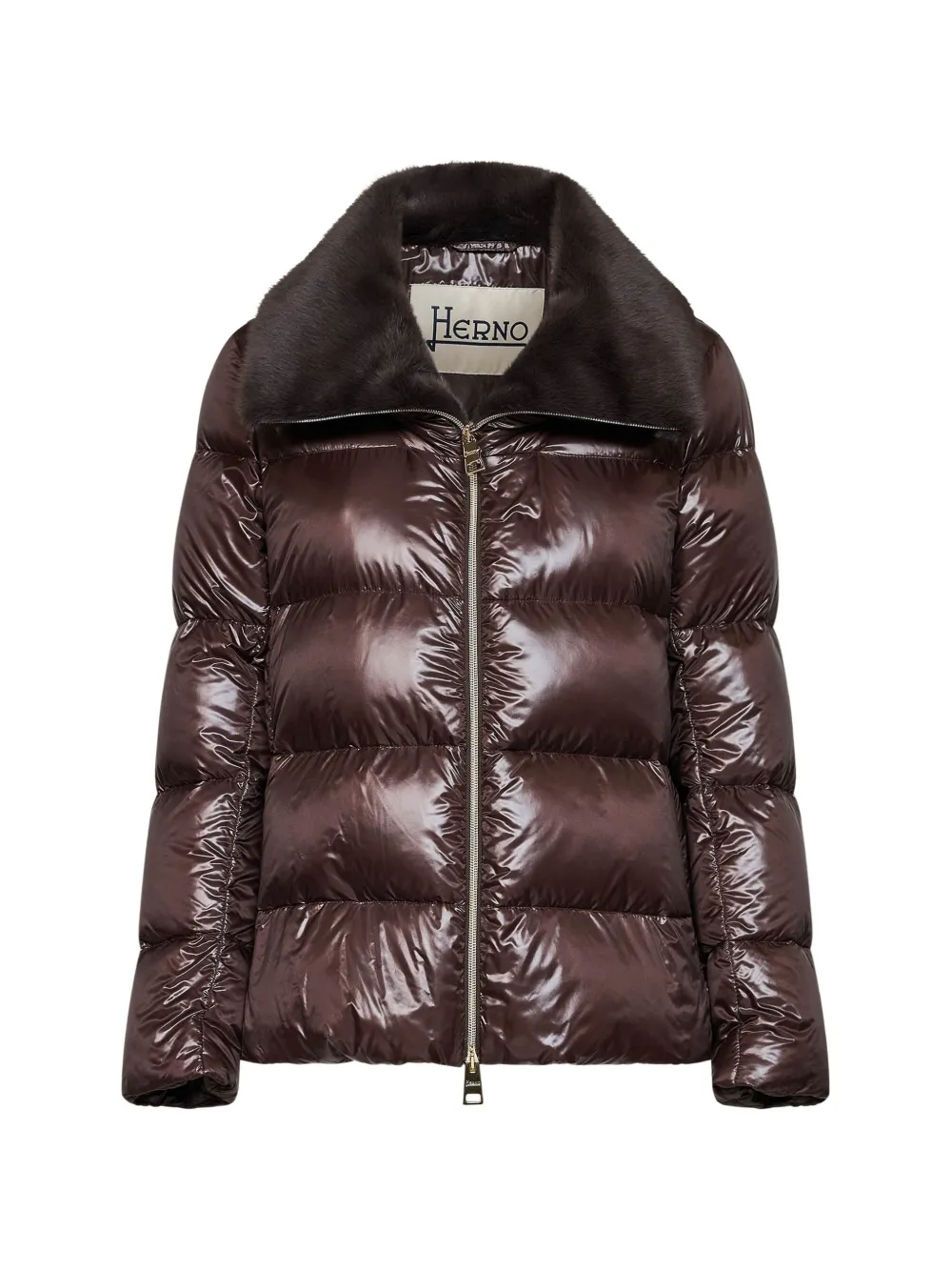 Herno quilted puffer jacket - Brown