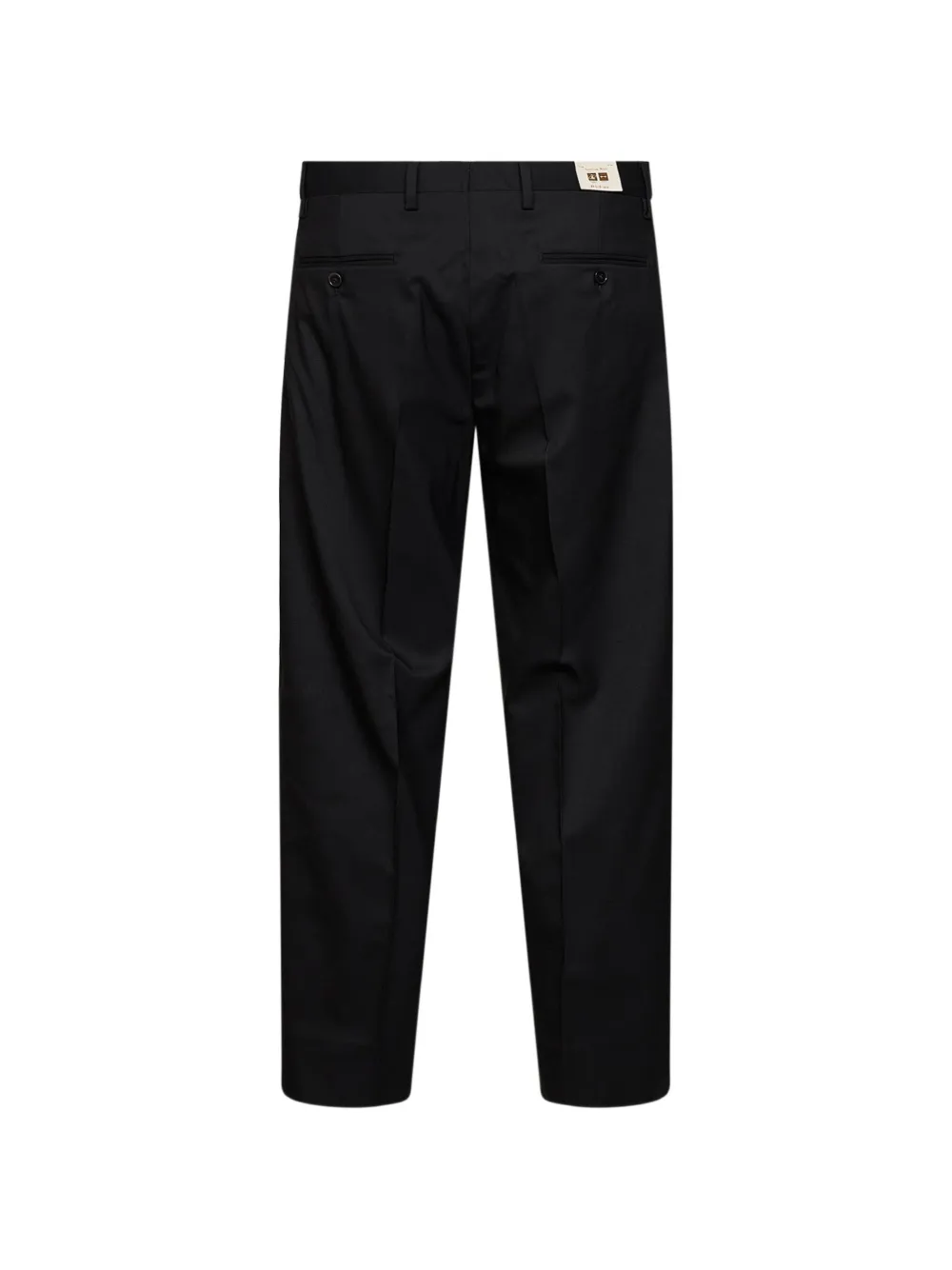 Briglia 1949 pleated straight-leg trousers Zwart