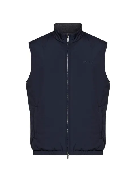 MC2 Saint Barth logo-embroidered padded gilet