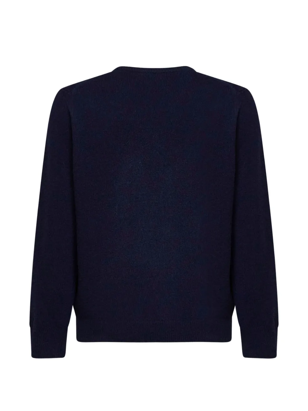MC2 Saint Barth Sweater met borduurwerk en ronde hals Blauw