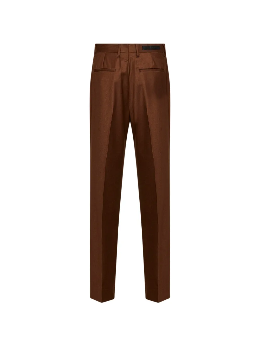 Briglia 1949 pressed-crease straight-leg trousers Bruin